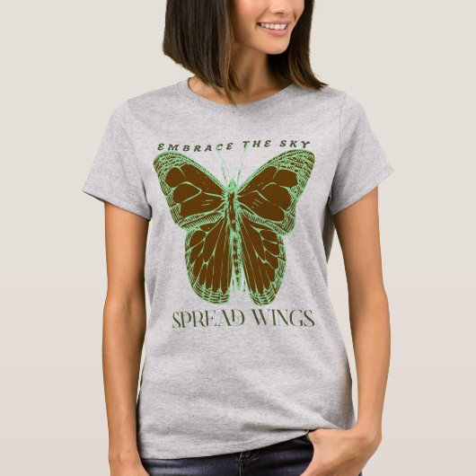 Spread Wings Embraise the Sky T - Shirt - Hochlauf (Vorderseite)