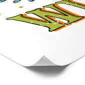 Spread your Flügel Fliegen Motivierend Poster (Ecke)