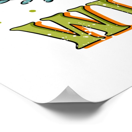 Spread your Flügel Fliegen Motivierend Poster (Ecke)