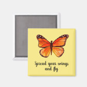 Spread your wings and fly magnet (Vorderseite/Rückseite)