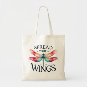 Spread Your Wings - Artistic Dragonfly Tragetasche
