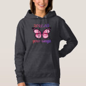 Spread Your Wings – Inspirational Butterfly Hoodie (Vorderseite)