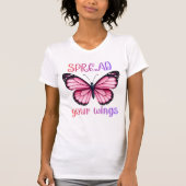 Spread Your Wings – Inspirational Butterfly T-Shirt (Vorderseite)