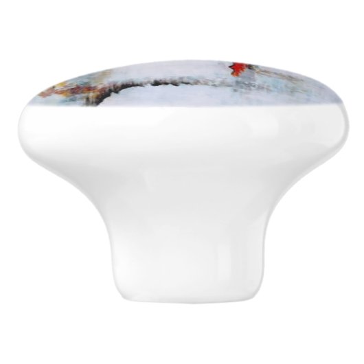 "Spread your Wings" Keramikknauf (Seitenansicht)