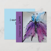 Spread your Wings Notecard (Vorne/Hinten)