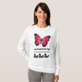 Spread your Wings - Schmetterling Inspiriert Desig T-Shirt (Vorne ganz)