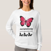 Spread your Wings - Schmetterling Inspiriert Desig T-Shirt (Vorderseite)