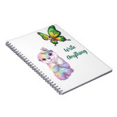 Spread your Wings" SchmetterlingsNotebook Notizblock (Rechte Seite)