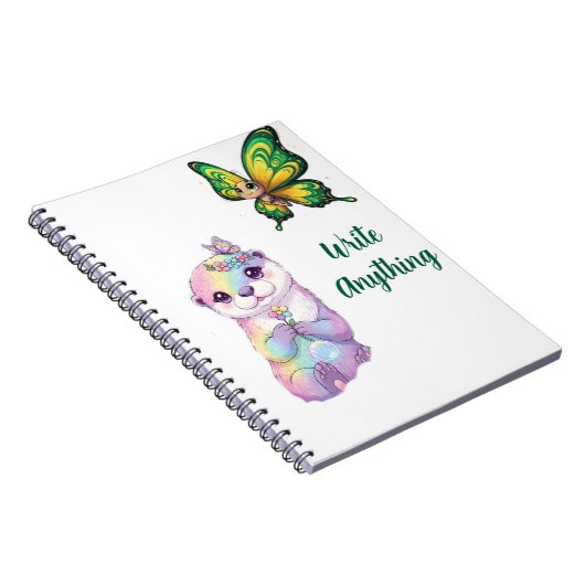 Spread your Wings" SchmetterlingsNotebook Notizblock (Rechte Seite)