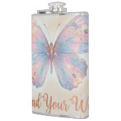 Spread Your Wings Vinyl 🦋Wrapped Flask remains th Flachmann (Links)