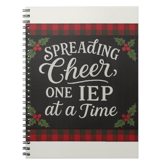 Spreading Cheer, One IEP at a Time Notizblock (Vorderseite)