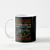 Spreading Christmas Cheer Farming Tractor Ugly Swe Kaffeetasse (Links)