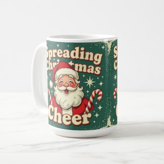 Spreading Christmas cheer Kaffeetasse (Vorderseite Links)
