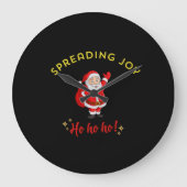 SPREADING JOY GROßE WANDUHR (Vorderseite)
