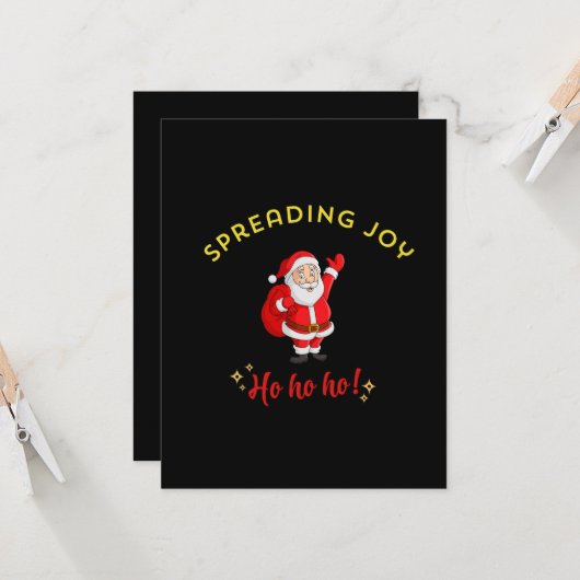 Spreading Joy Karte (Vorderseite/Rückseite Beispiel)