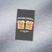 Spreading Kindness ist mein Jam Funny Loaf Brot Ja Magnetische Visitenkarte (Beispiel)