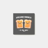 Spreading Kindness ist mein Jam Funny Loaf Brot Ja Post-it Klebezettel (Vorderseite)