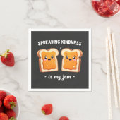 Spreading Kindness ist mein Jam Funny Loaf Brot Ja Serviette (Beispiel)