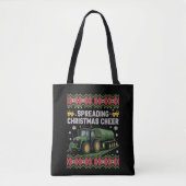 Spreading Xmas Cheer Farming Tractor Ugly Sweat Tasche (Vorderseite)
