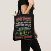 Spreading Xmas Cheer Farming Tractor Ugly Sweat Tasche (Von Nahem)