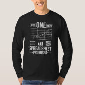 Spreadsheet Calculator Software Budget Templates T-Shirt (Vorderseite)