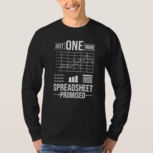 Spreadsheet Calculator Software Budget Templates T-Shirt (Vorderseite)