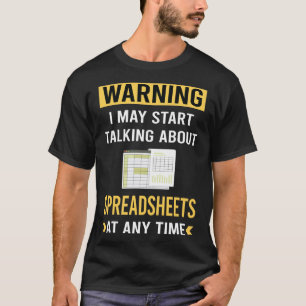 Spreadsheet zur Warnhinweise T-Shirt