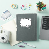 Sprech-Bubble-Cloud-Schild Aufkleber (iPad Hülle)