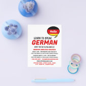 Sprechballon, Deutschkurs Flyer (Einzeln)