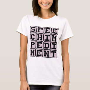 Sprechbehinderung, vokaler Tic T-Shirt