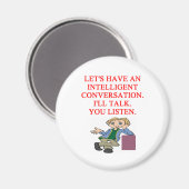 Sprechbeleidigung Magnet (Vorderseite/Rückseite)