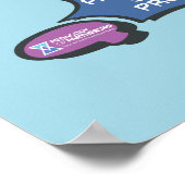 Sprechblase 18x24 poster (Ecke)