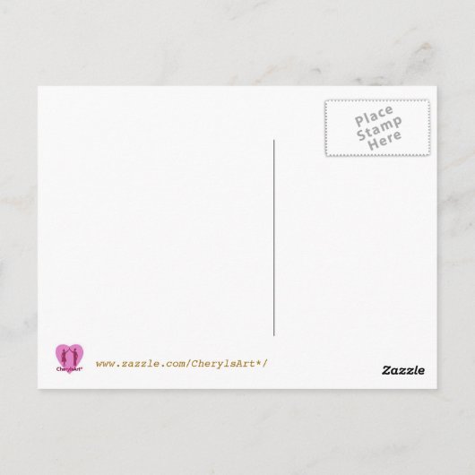 Sprechblase Danke, dass Sie Postkarten Light Gold (Rückseite)