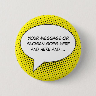 Sprechblase der Meldungsvorlage Button