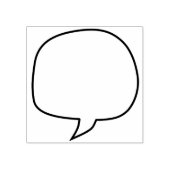 Sprechblase des Handwerks oder Ballon Gummistempel (Prägung)