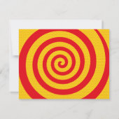 Sprechblase für Spaß Mitteilungskarte (Rückseite)