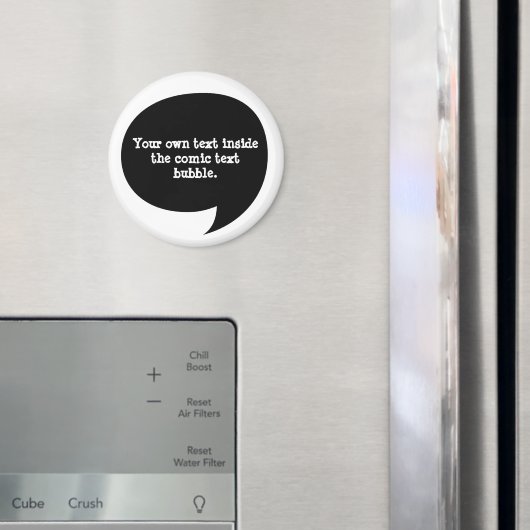 Sprechblase Magnet (In Situ (Kühlschrank))