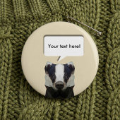 Sprechblase Niedlich geometrisch Button