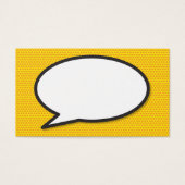 Sprechblase Spaß Retro Comic Buch (Vorderseite)