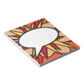 Sprechblase Spaß Retro Comic Buch Notizblock (angewinkelt)