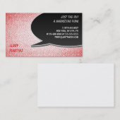 Sprechblase Textur Stil Visitenkarte (Vorne/Hinten)