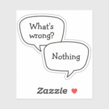 Sprechblasen-Aufkleber