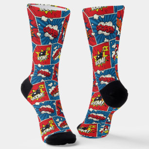 Sprechblasen-Socken im Comic-Look Socken