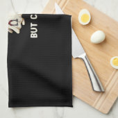 SPRECHEN, ABER KÜMMERND WESENTLICHER T - Shirt Geschirrtuch (Viertel Falte)