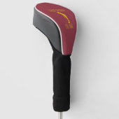 Sprechen Birdie to Me Funny Golf Lover Headcover (angewinkelt)
