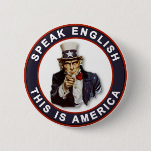 SPRECHEN ENGLISCH - DAS IST AMERIKA BUTTON