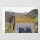 Sprechen, Freunde und Eintritt in das Party Housew Einladung (Vorne/Hinten)