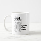 Sprechen führt zu Grauen Kaffeetasse (Links)