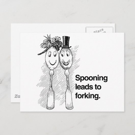 Sprechen führt zu Grauen Postkarte (Vorne/Hinten)