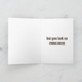 ** SPRECHEN LLAMA** GREETING FÜR "40. BIRTHTAG" KARTE (Innenseite)